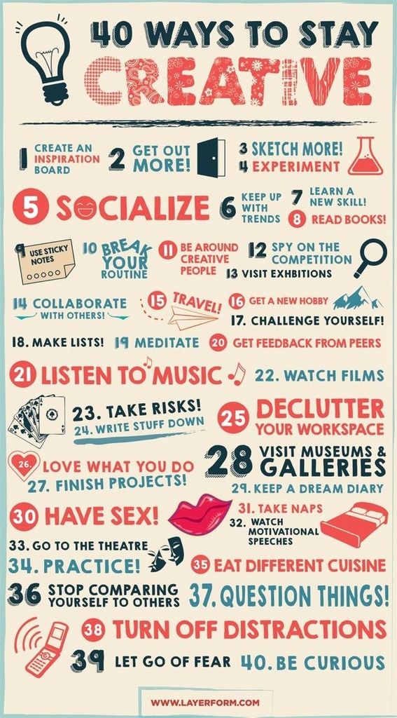 Pursue Creativity: Keep Yourself Flexible & Inspired