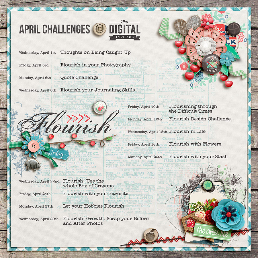 Challenges in April at The Digital Press
