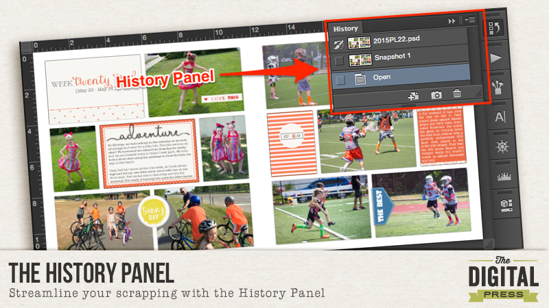 HistoryPanel Header