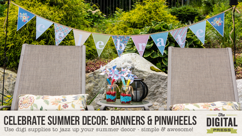 Celebrate Summer Decor: Banners & Pinwheels You Can Make