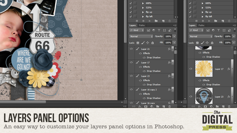 Layers Panel Options