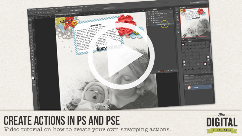 Create Actions in PS and PSE