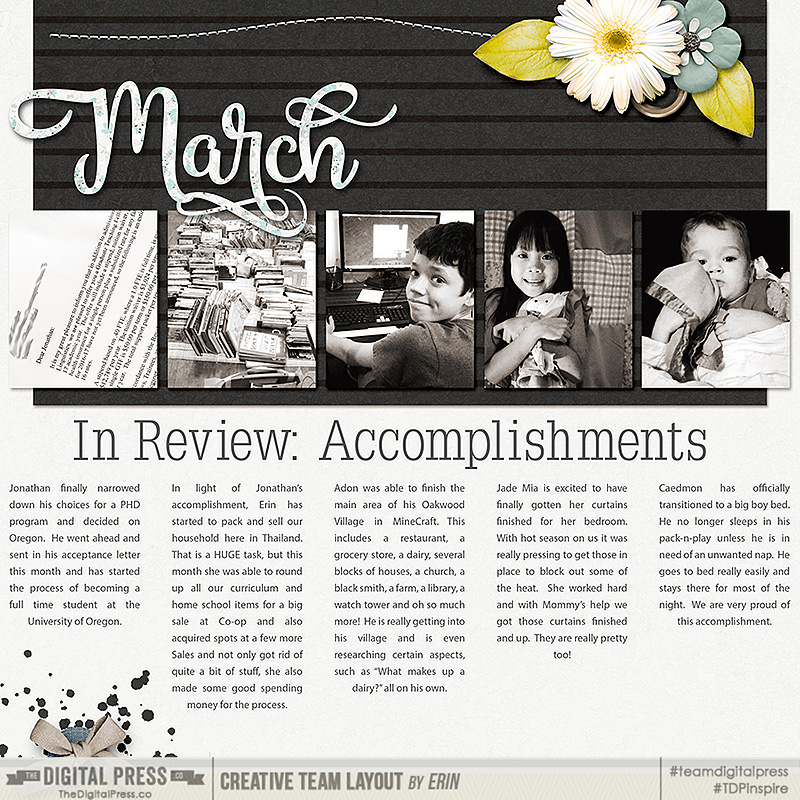 In Review: Accomplishements