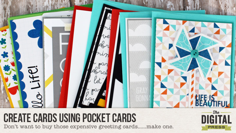 How to Create Cards Using Pocket Cards