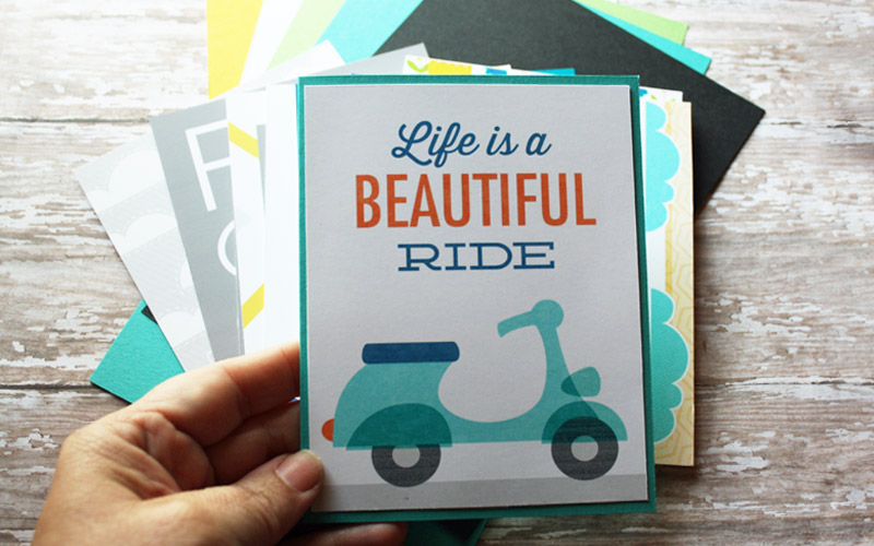 How to Create Cards Using Pocket Cards