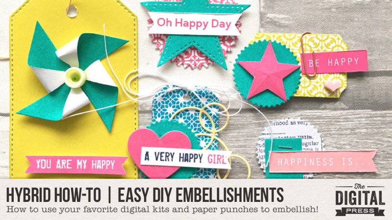 Hybrid How-to  Easy DIY Embellishments – The Digital Press