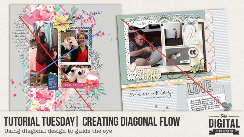 Creating Movement in Scrapbooking Layouts
