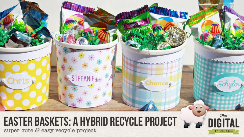 EASTER BASKETS: A HYBRID RECYCLE PROJECT