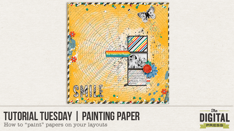 Tutorial Tuesday | Painting Paper