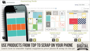 Tutorial Tuesday | Use Products from TDP to Scrap on Your Phone – The ...