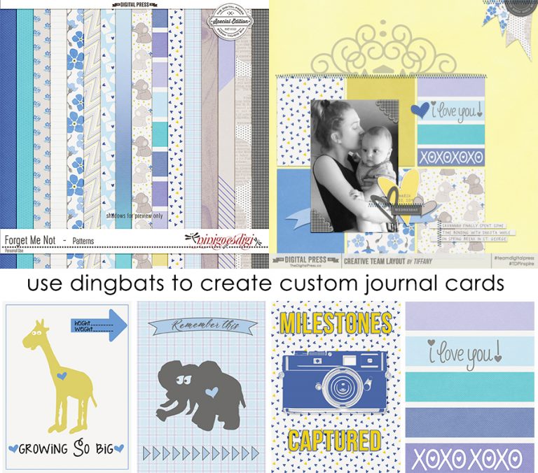 Tutorial Tuesday | Scrapbooking With Dingbats – The Digital Press